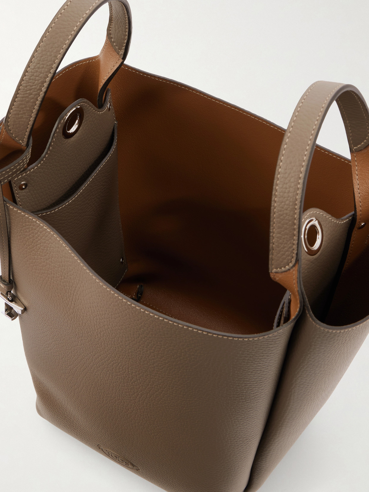 Secchiello Small Leather Bag