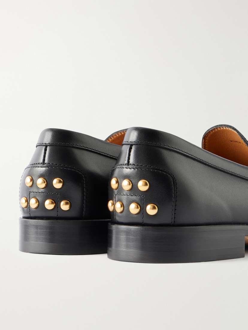 Tod's Logo-debossed Studded Leather Loafers | Thumbnail 5 Tod's Logo-debossed Studded Leather Loafers | Thumbnail 5