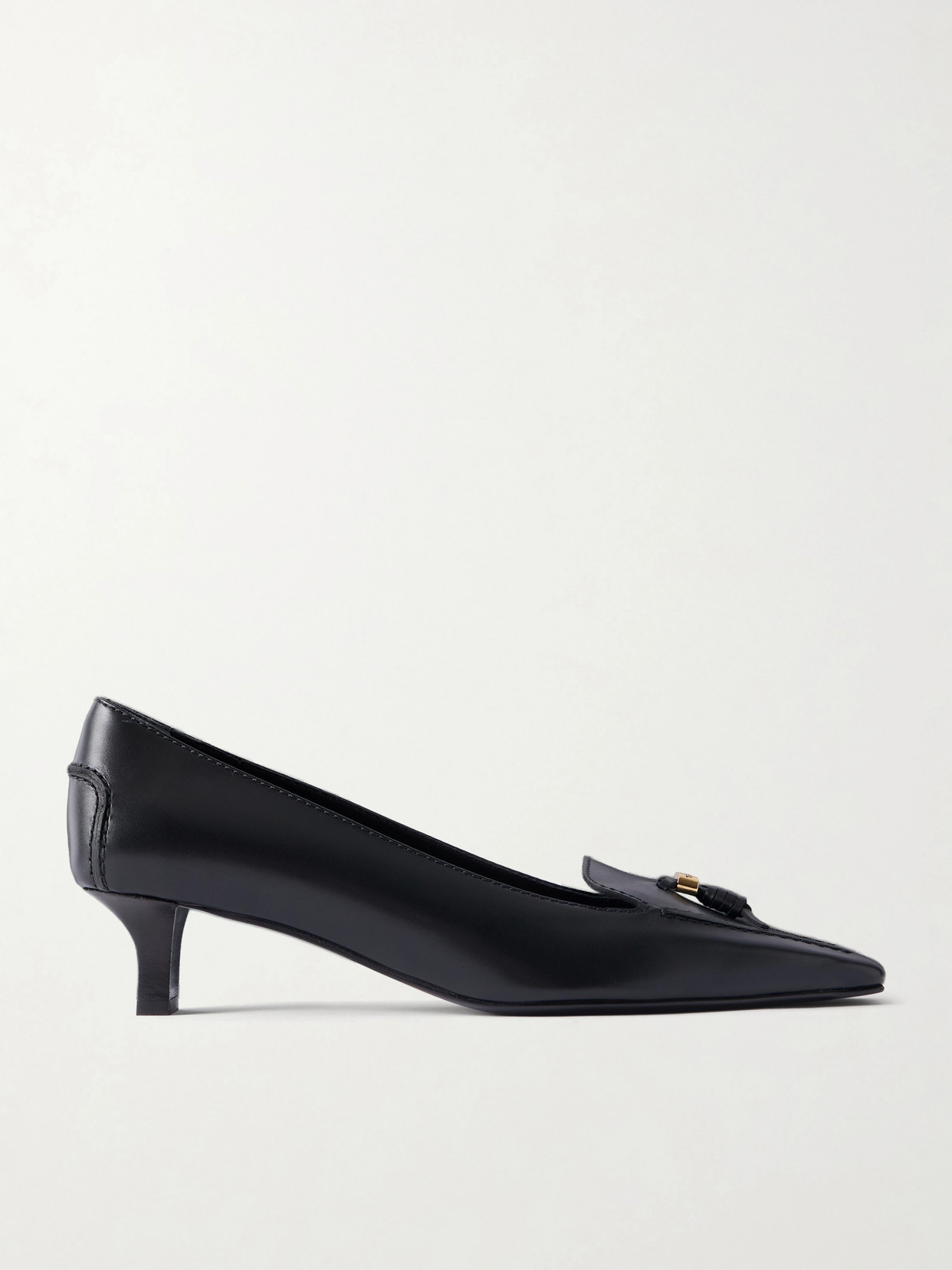Tod's Logo-detailed Leather Pumps In Black