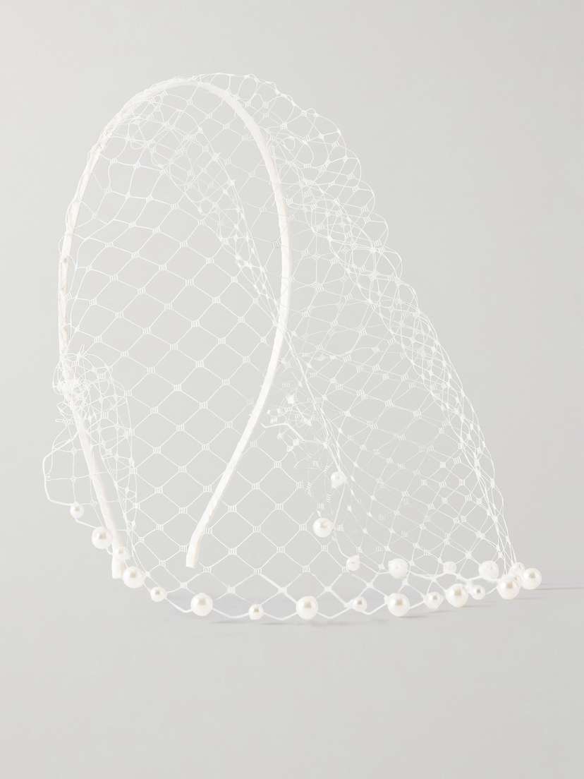 Jennifer Behr Perline Voilette Headpiece