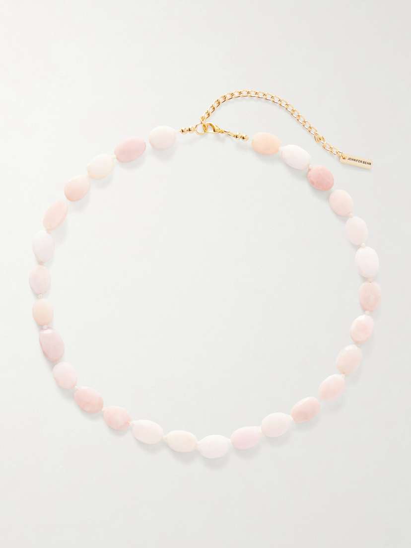 Jennifer Behr Samantha Gold-tone Opal Necklace