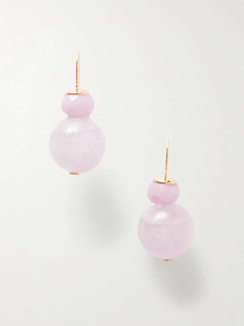 Jennifer Behr Jaycee Gold-tone And Crystal Earrings
