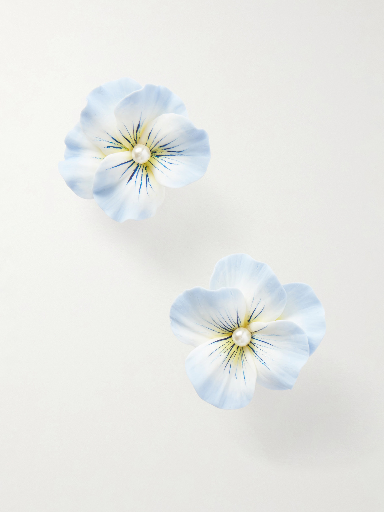 Jennifer Behr Viletta Gold-tone Pearl Earrings In Blue