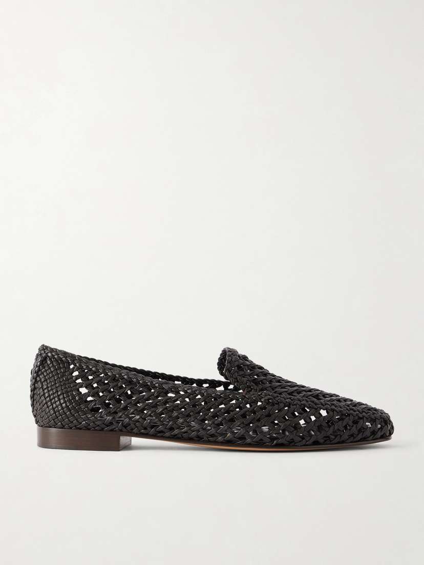 Le Monde Béryl Woven Leather Loafers