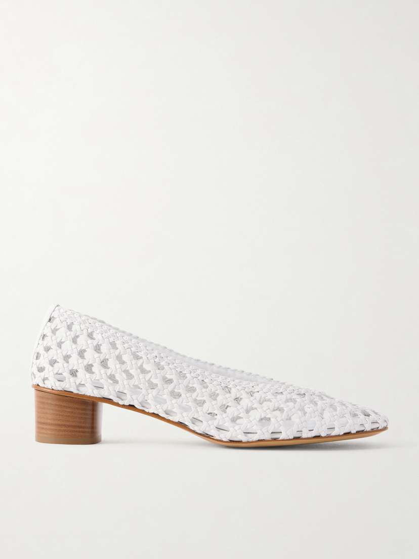 Le Monde Béryl Woven Leather Pumps