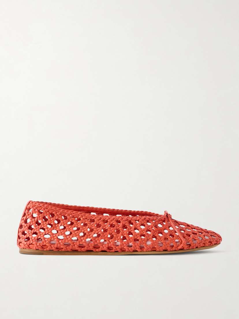Le Monde Béryl Woven Leather Ballet Flats