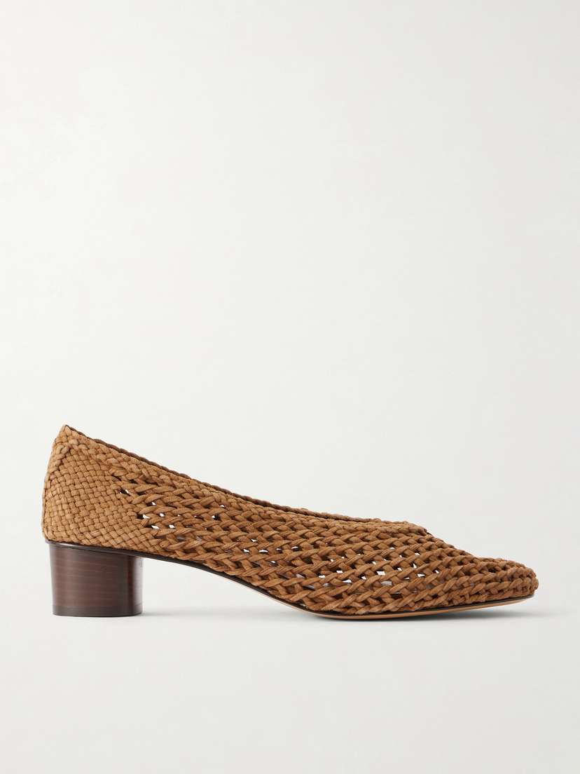 Le Monde Béryl Woven 40 Suede Pumps