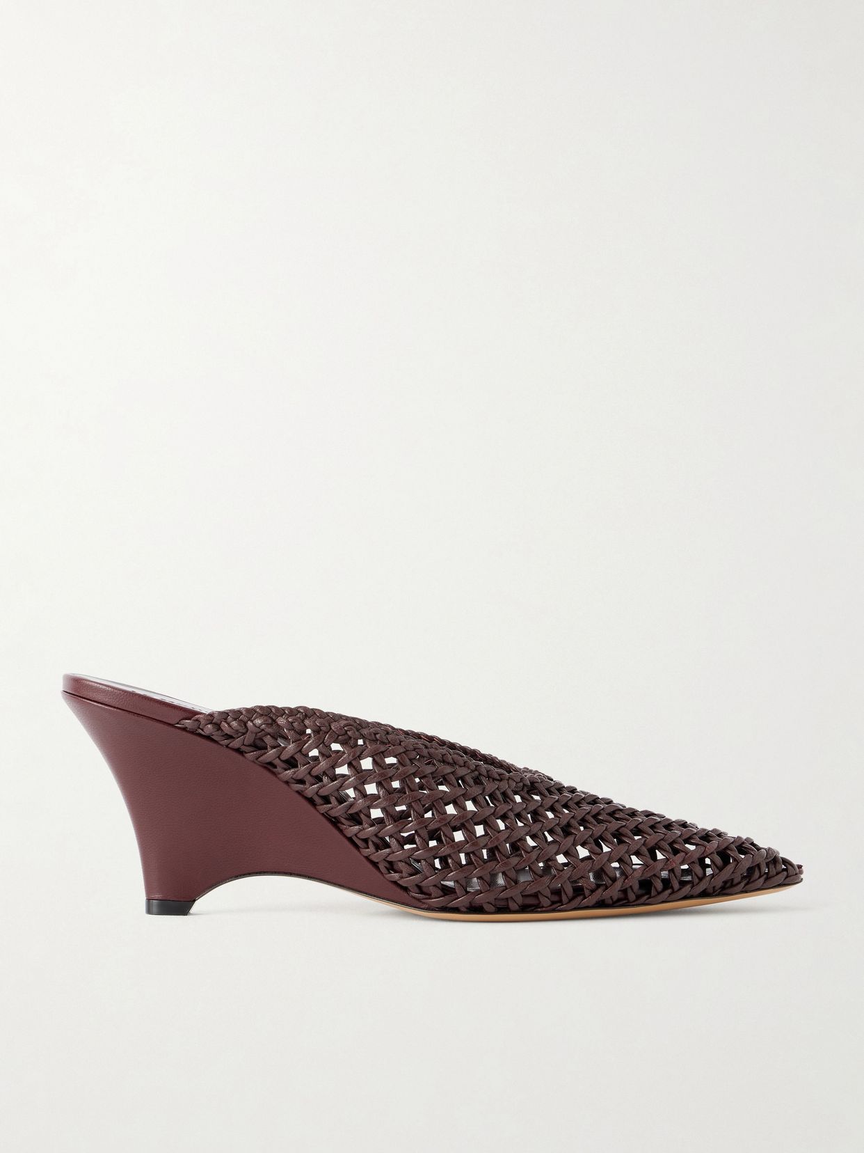Victoria 70 woven leather mules