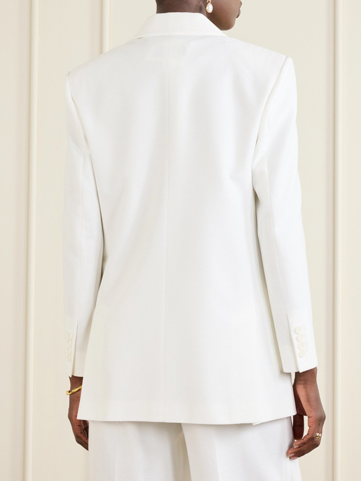 Max Mara Cotton-ponte Jacket In Multi