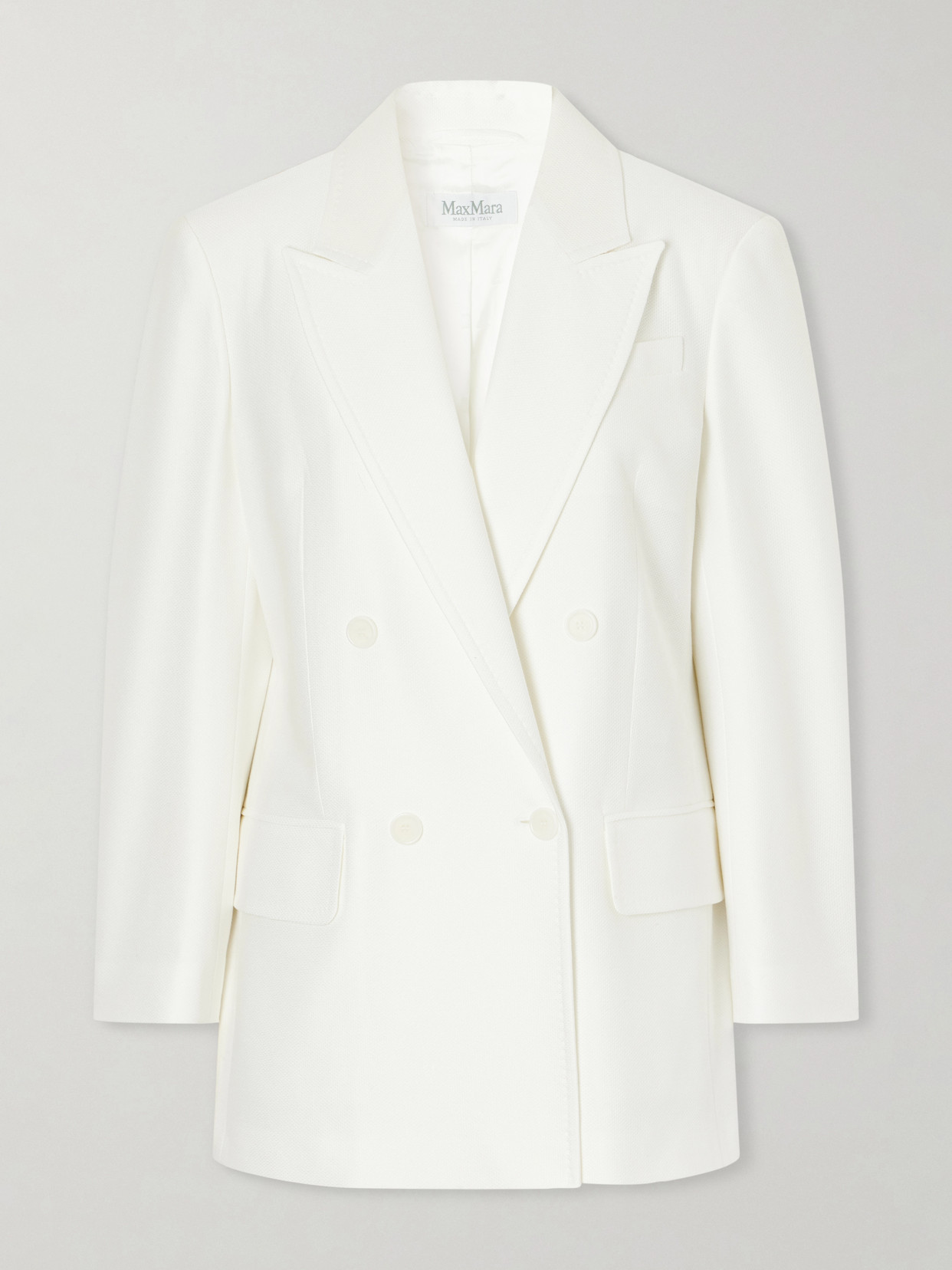 Max Mara Cotton-ponte Jacket In Multi