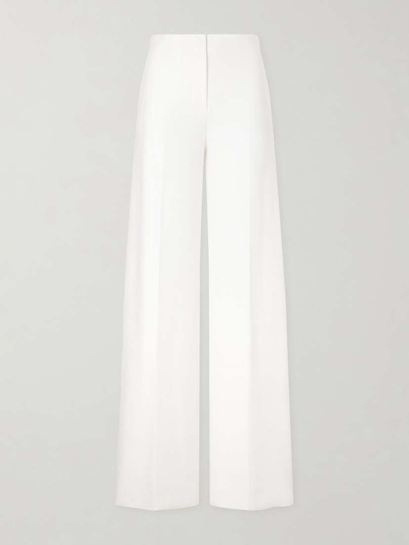 Max Mara Cotton-piqué Wide-leg Pants | Thumbnail 6