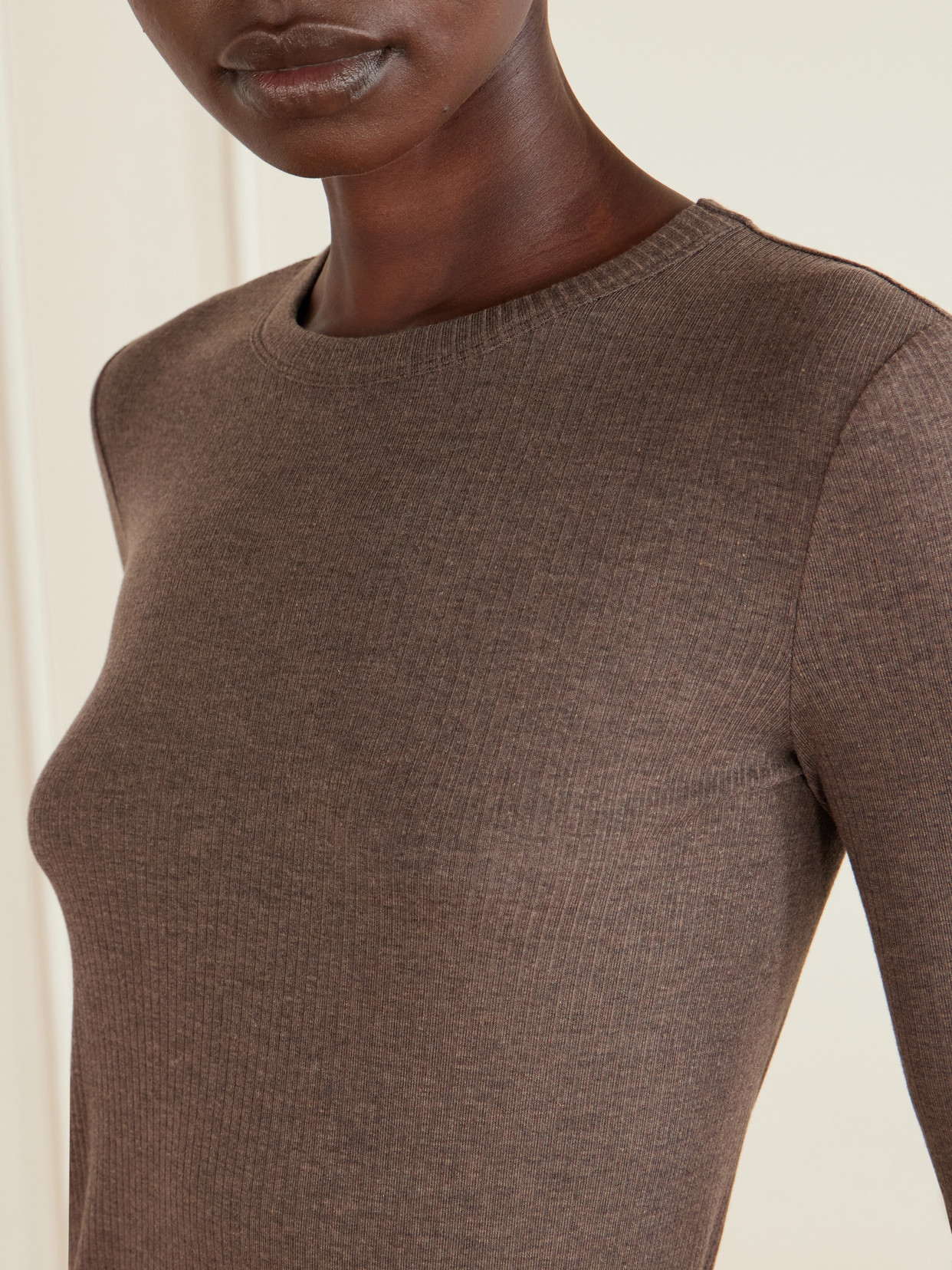 Salmone Ribbed Jersey T-Shirt