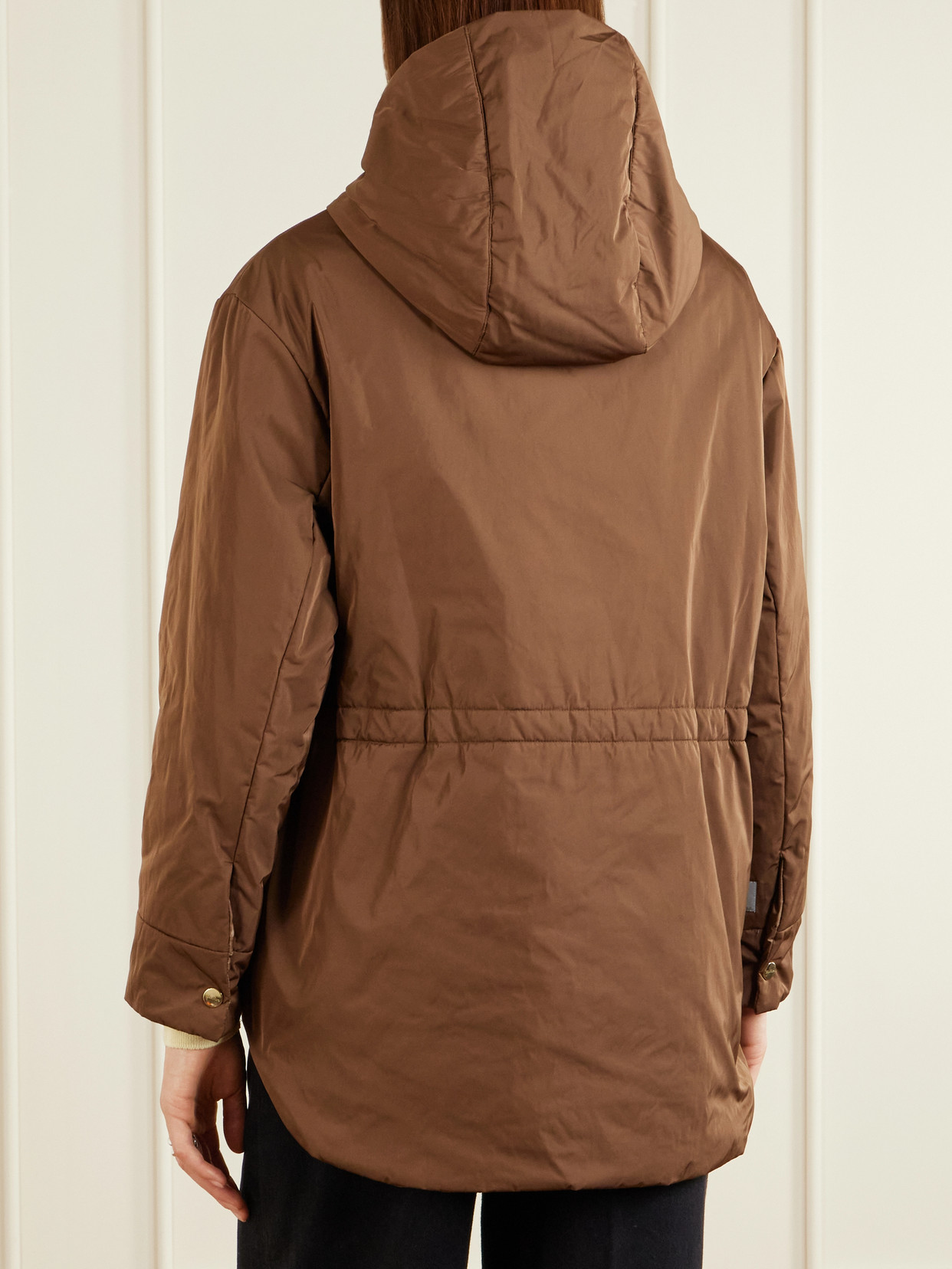 Hooded Belted Jacket