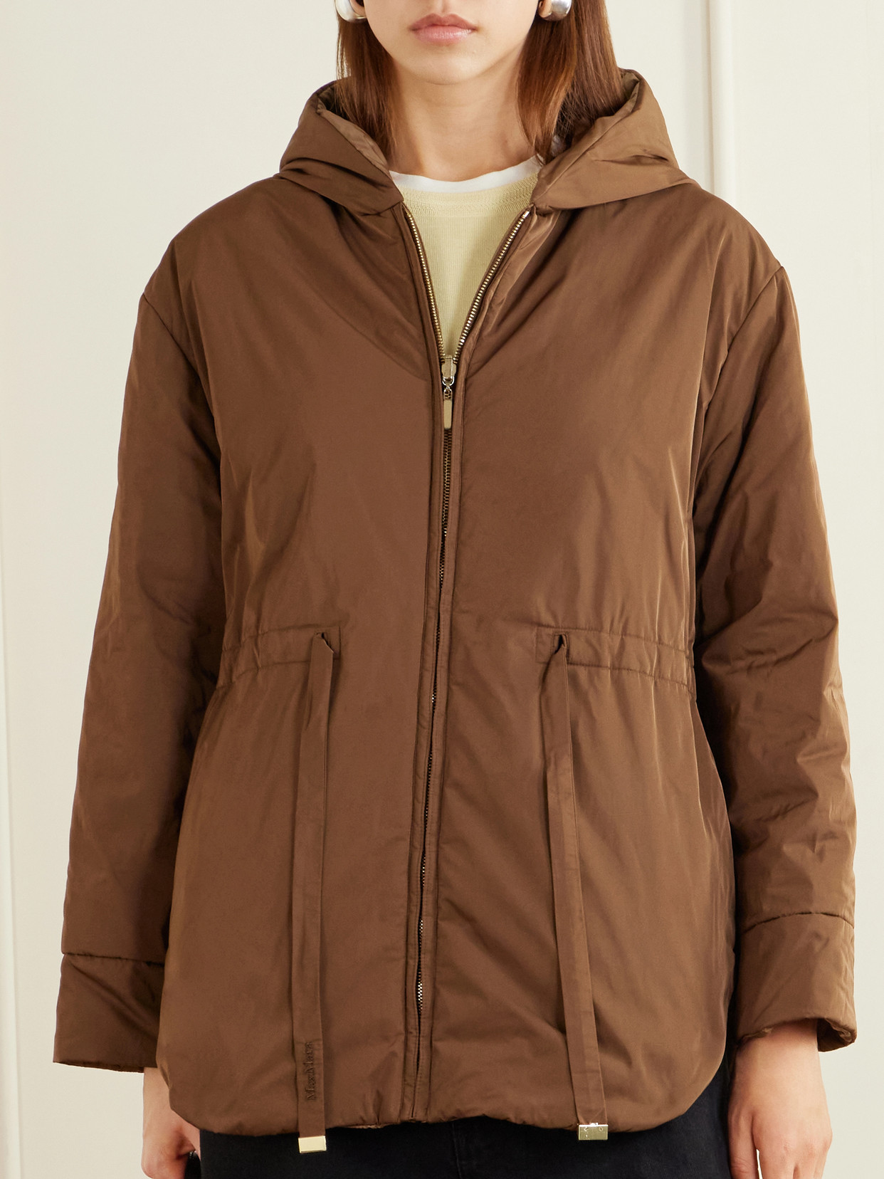 Hooded Belted Jacket