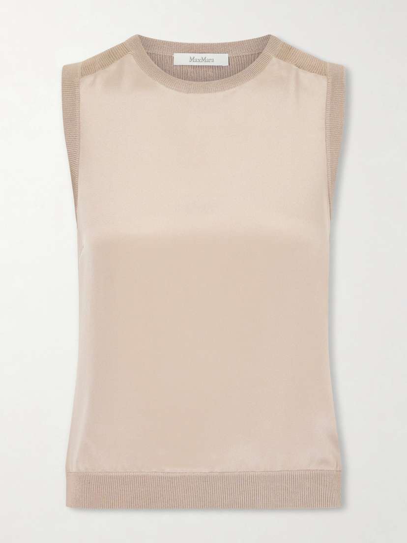 Max Mara Silk-blend Tank Top | Thumbnail 6 Max Mara Silk-blend Tank Top | Thumbnail 6