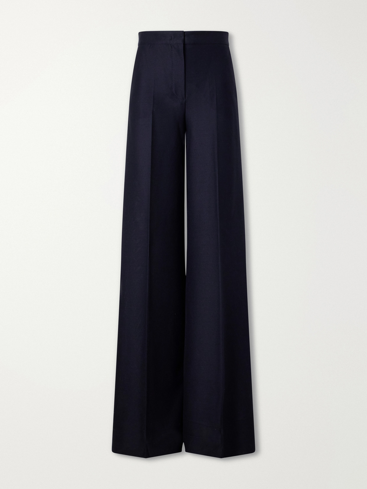 Max Mara - Mxmpinza Cotton-jersey Wide-leg Pants - Blue