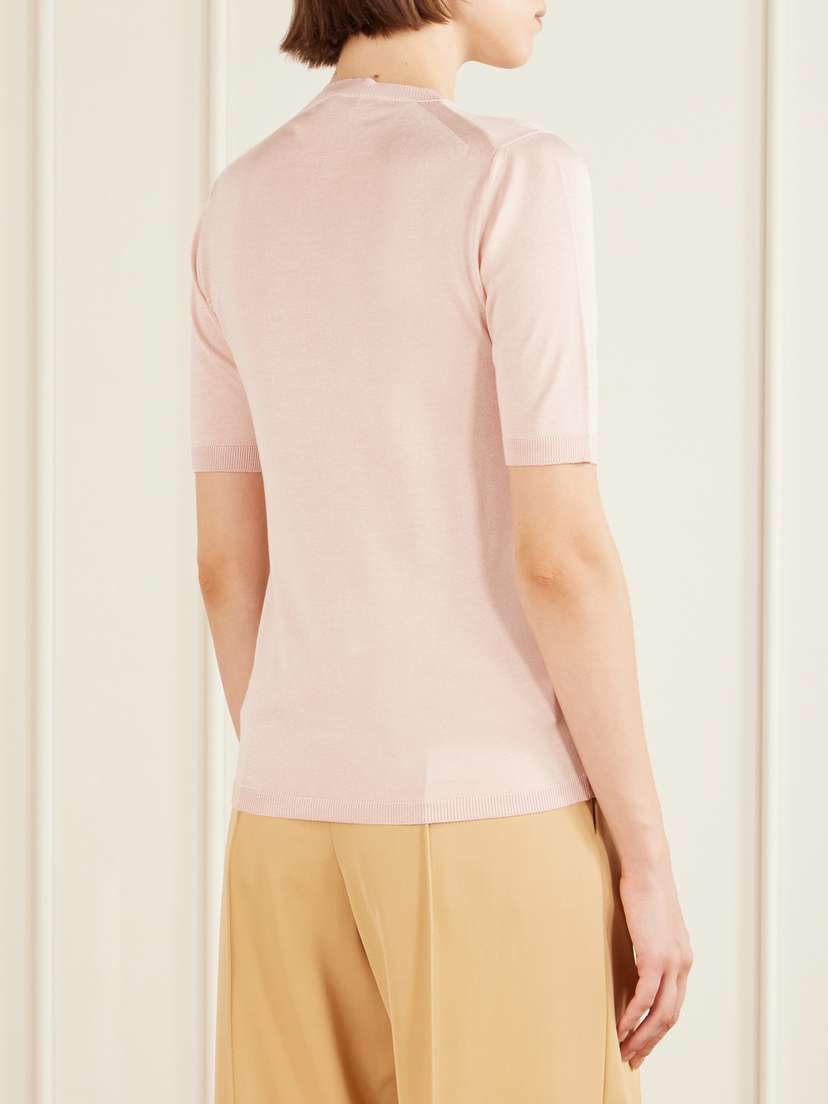 Max Mara Maceti Cashmere And Silk-blend Sweater | Thumbnail 4 Max Mara Maceti Cashmere And Silk-blend Sweater | Thumbnail 4