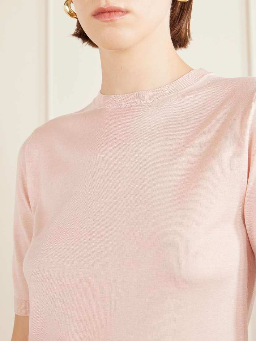 Max Mara Maceti Cashmere And Silk-blend Sweater | Thumbnail 5 Max Mara Maceti Cashmere And Silk-blend Sweater | Thumbnail 5