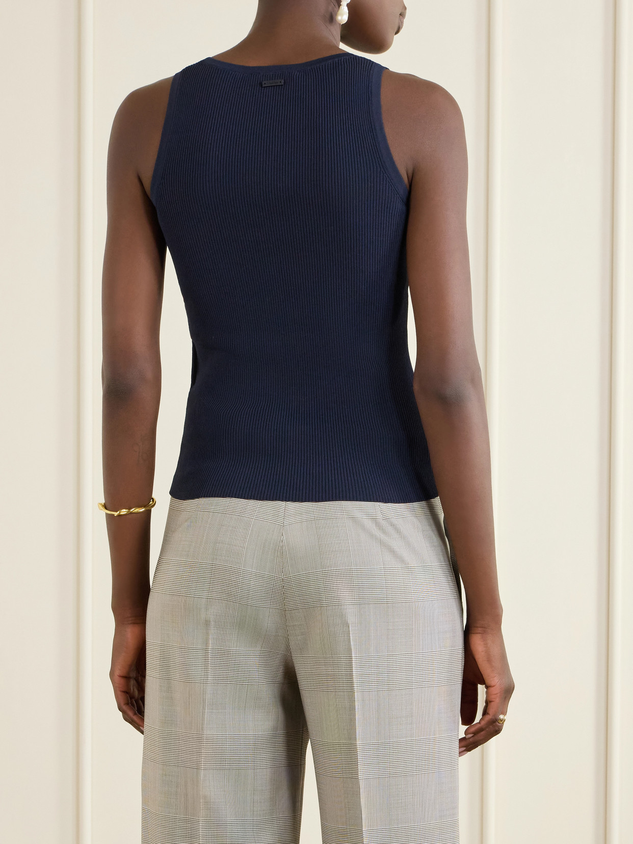 Ribbed Woven Tank