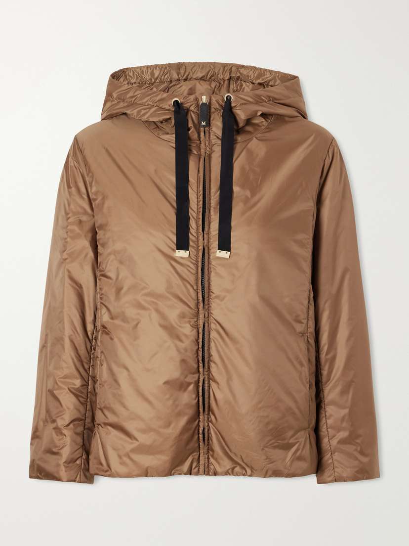 Max Mara Padded Hooded Shell Jacket