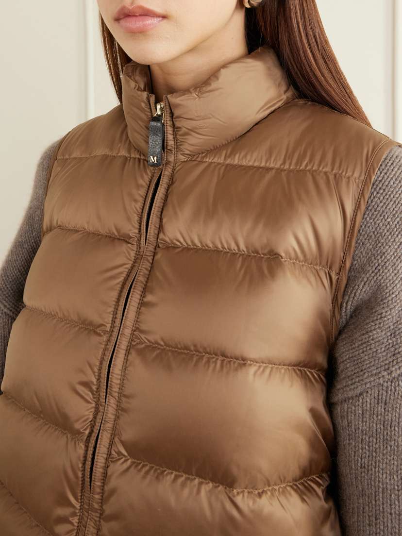 Max Mara Quilted Shell Vest | Thumbnail 4 Max Mara Quilted Shell Vest | Thumbnail 4