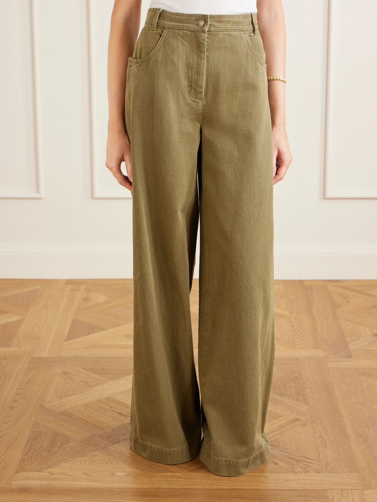 High-Rise Wide- Leg