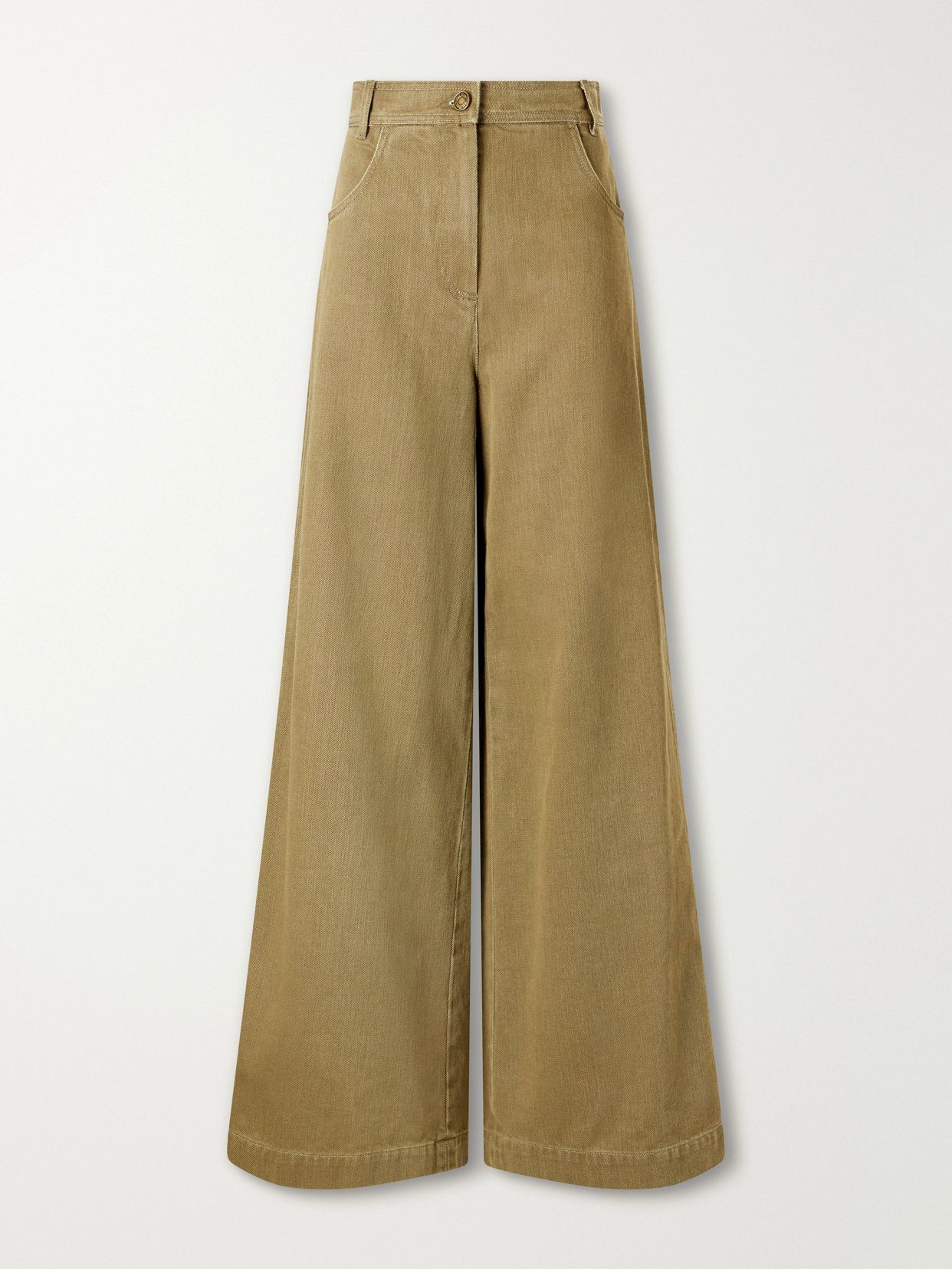 High-rise wide-leg jeans