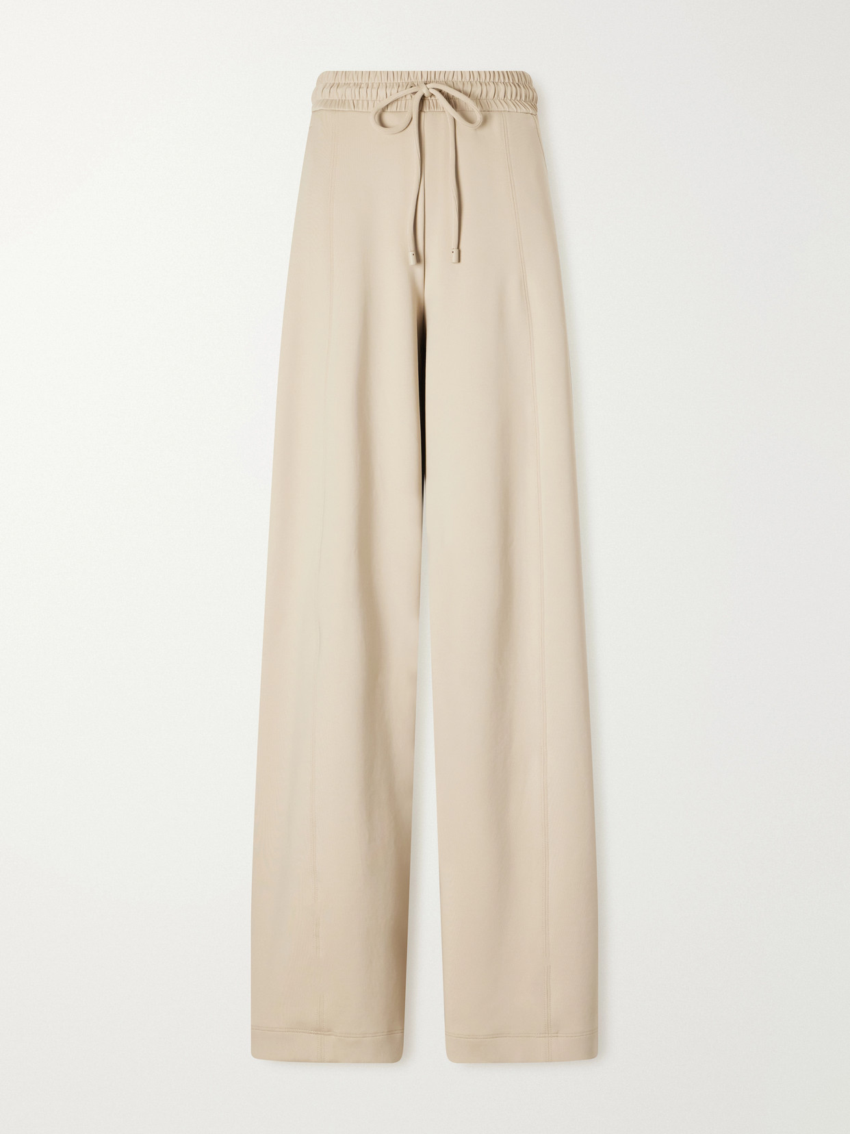 Max Mara Jersey Wide-leg Pants In Gray