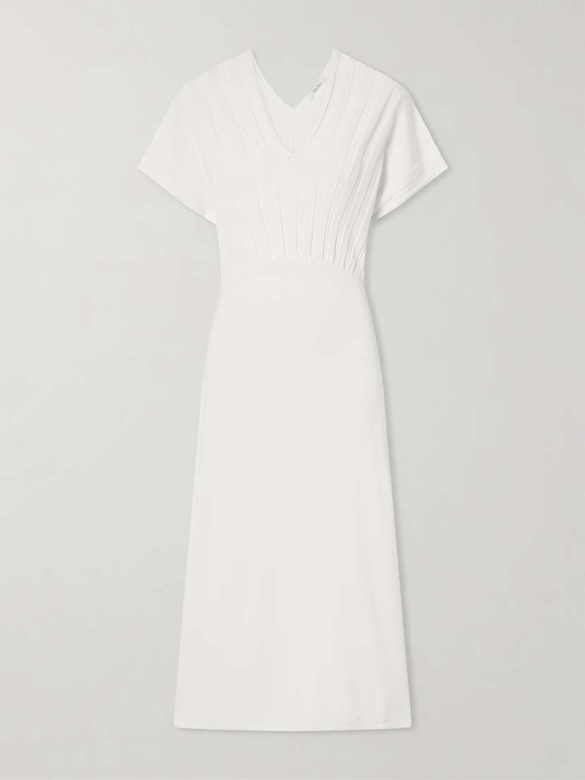 Max Mara Woven Midi Dress | Thumbnail 5 Max Mara Woven Midi Dress | Thumbnail 5