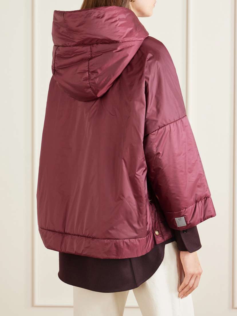 Max Mara Padded Hooded Shell Jacket | Thumbnail 4 Max Mara Padded Hooded Shell Jacket | Thumbnail 4