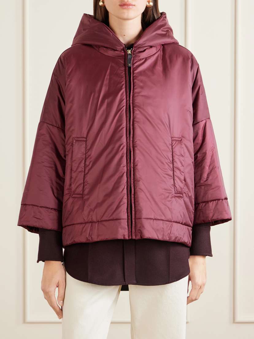 Max Mara Padded Hooded Shell Jacket | Thumbnail 3 Max Mara Padded Hooded Shell Jacket | Thumbnail 3