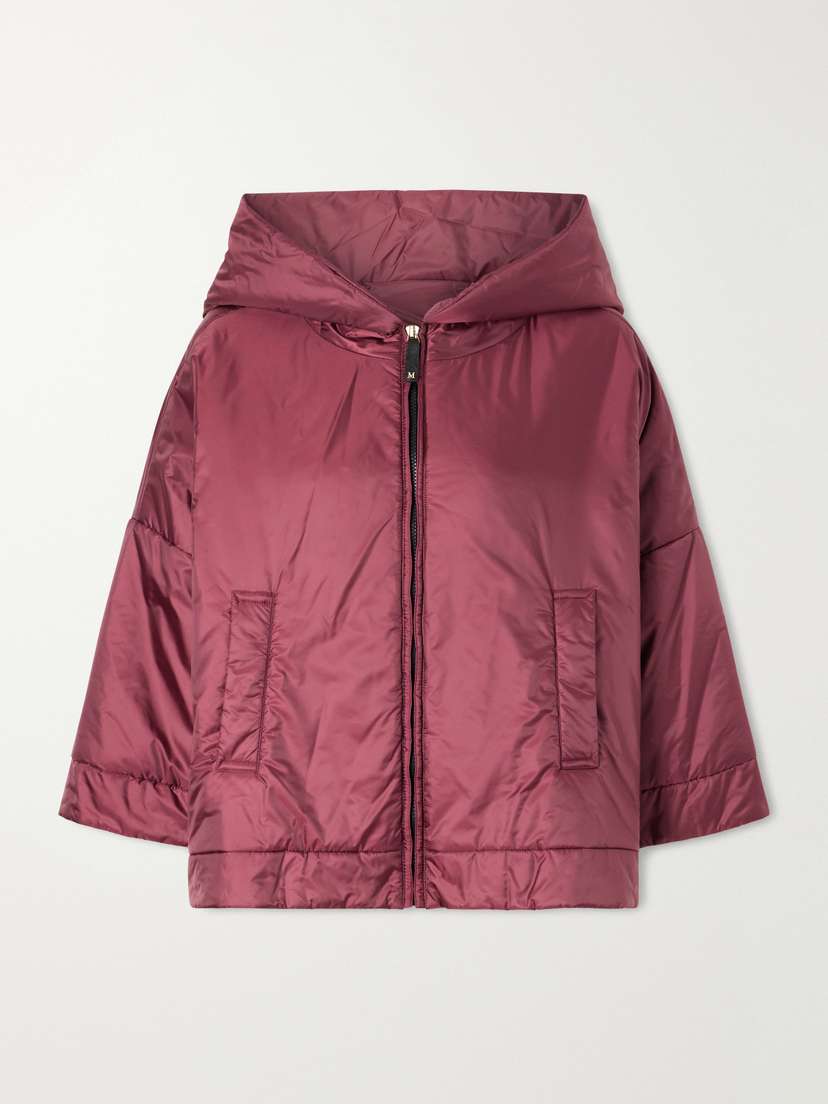 Max Mara Padded Hooded Shell Jacket