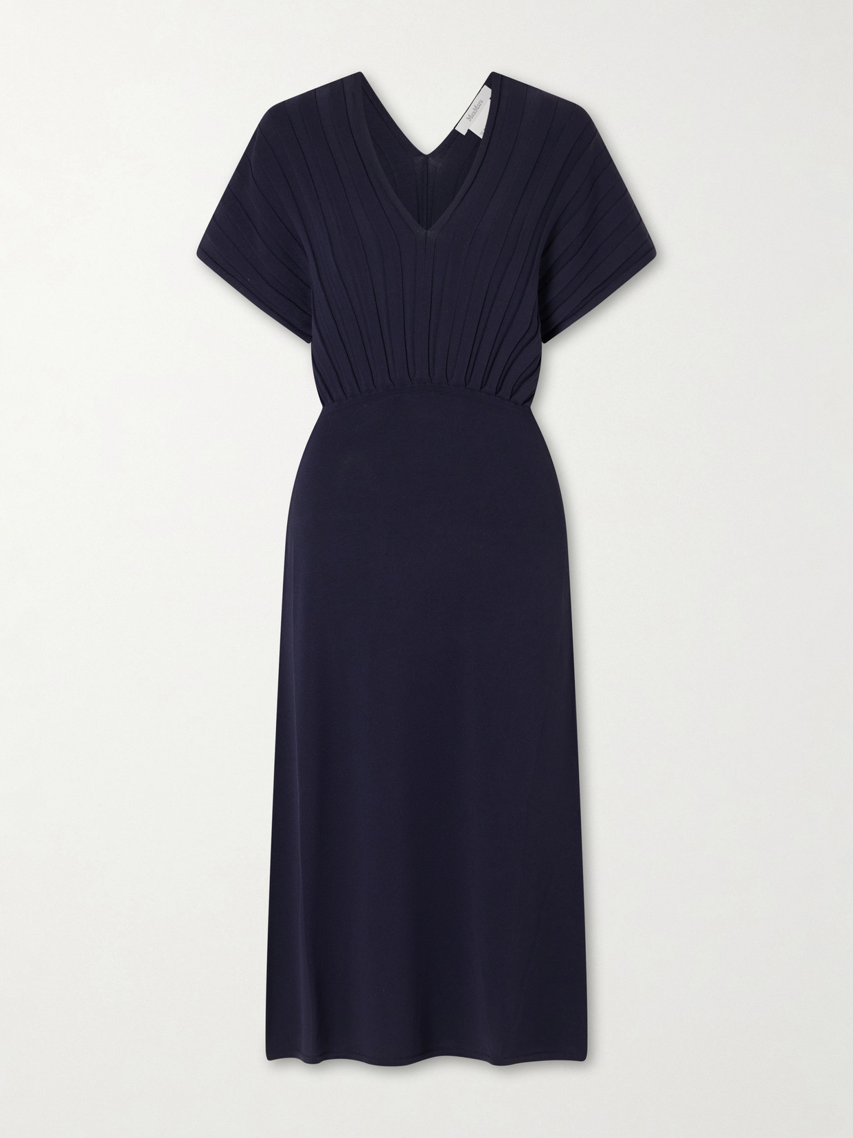 Max Mara - Woven Midi Dress - Blue