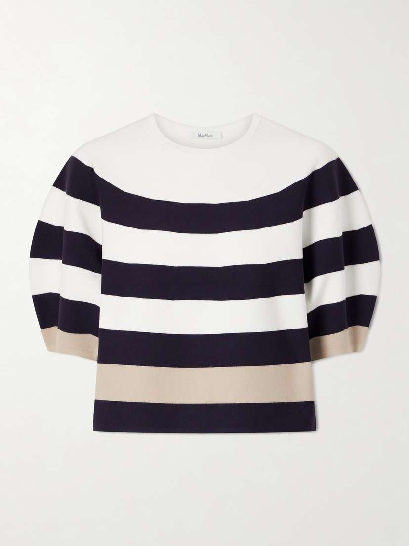 Max Mara Striped Jersey Sweater | Thumbnail 5 Max Mara Striped Jersey Sweater | Thumbnail 5