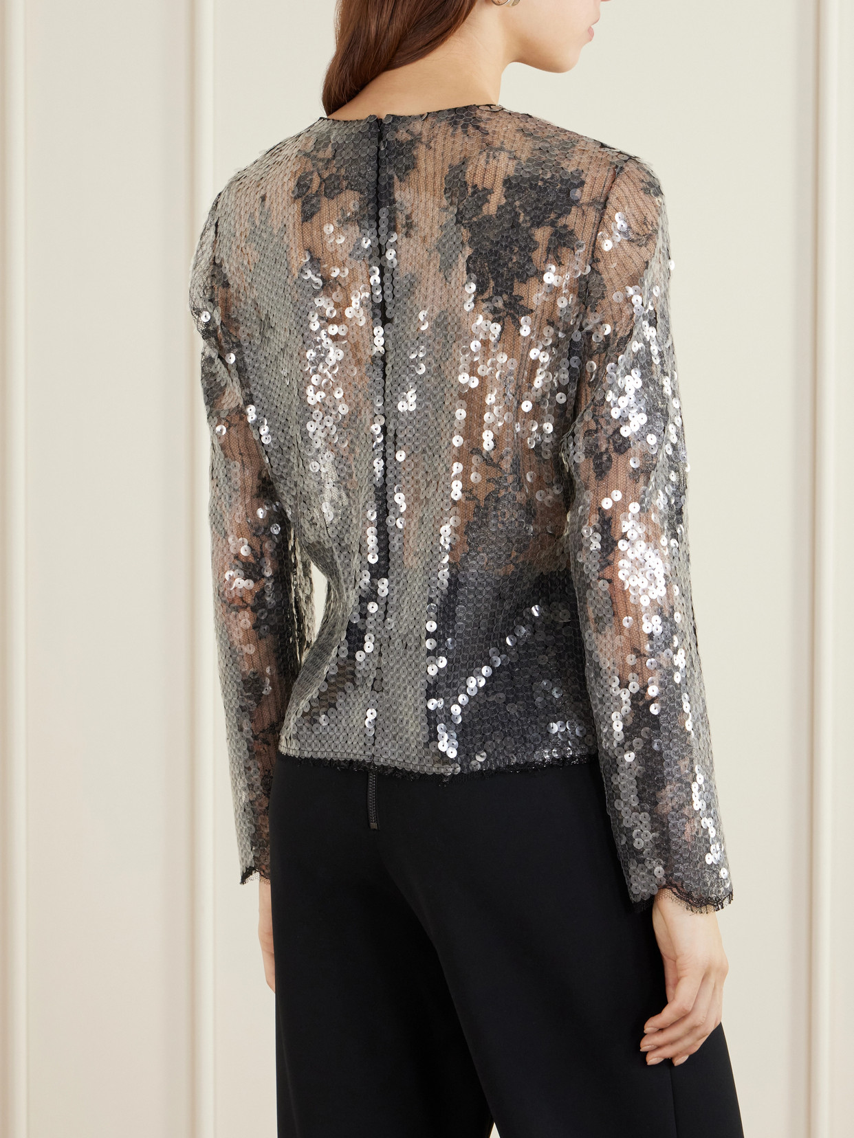 Dalia Lace And Sequins Blouse