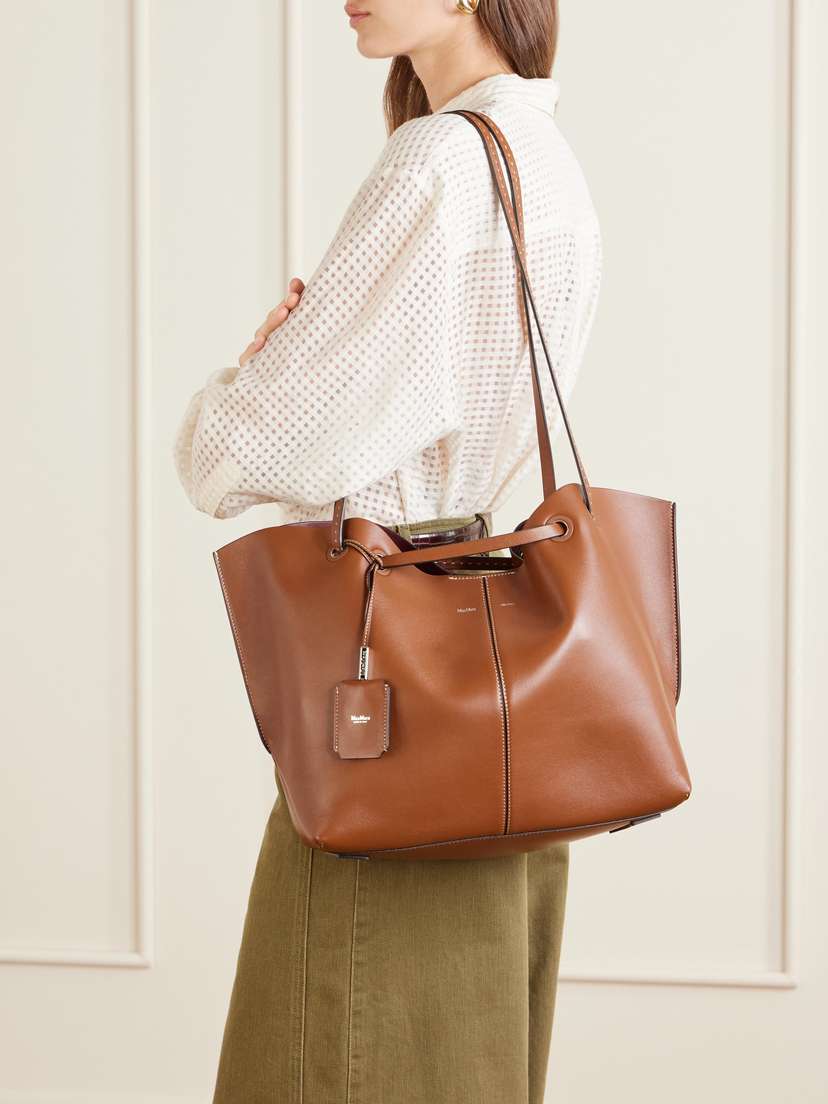 Max Mara Leather Shoulder Bag | Thumbnail 2 Max Mara Leather Shoulder Bag | Thumbnail 2