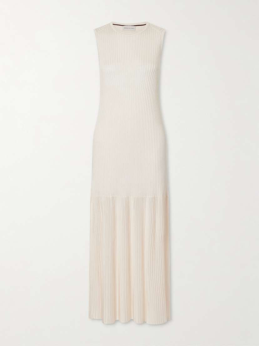 Veronica de Piante Gabby Ribbed-knit Jersey Maxi Dress | Thumbnail 5 Veronica de Piante Gabby Ribbed-knit Jersey Maxi Dress | Thumbnail 5