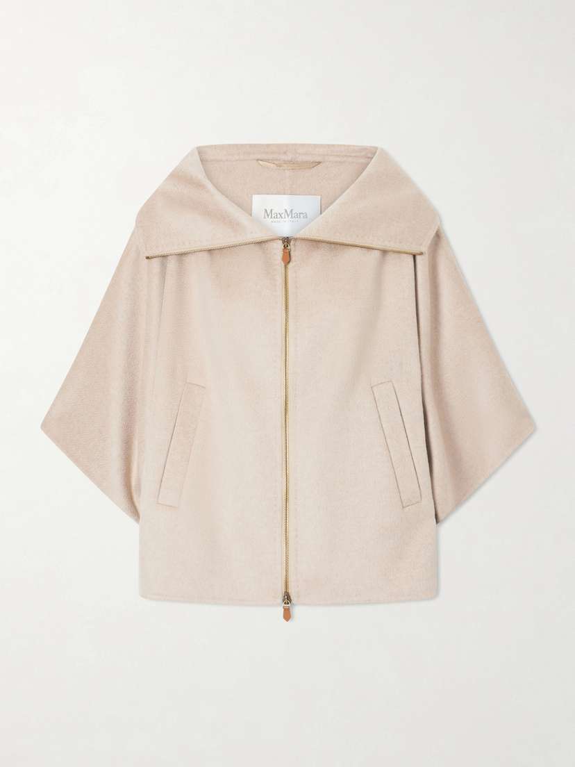 Max Mara Draped Cashmere Short Coat | Thumbnail 6 Max Mara Draped Cashmere Short Coat | Thumbnail 6