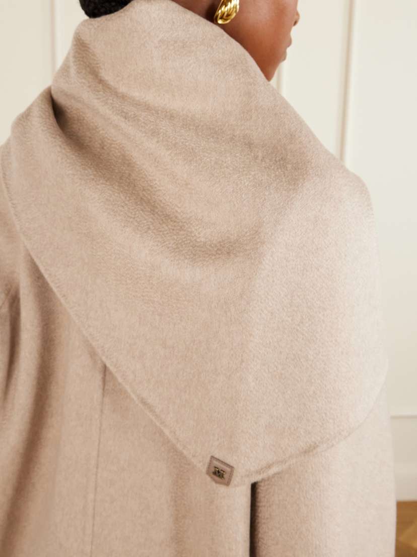 Max Mara Belted Scarf-detailed Cashmere Coat | Thumbnail 6 Max Mara Belted Scarf-detailed Cashmere Coat | Thumbnail 6