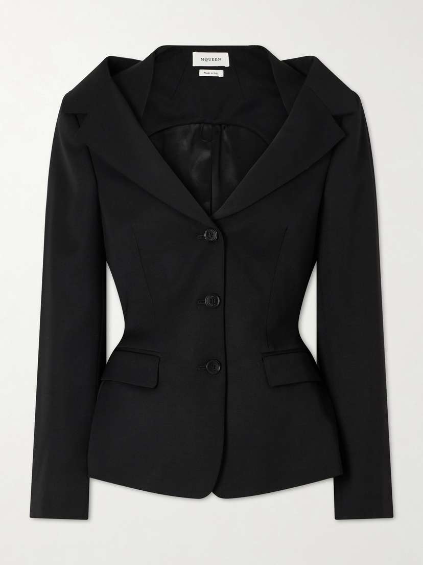 McQueen Halterneck Wool Blazer