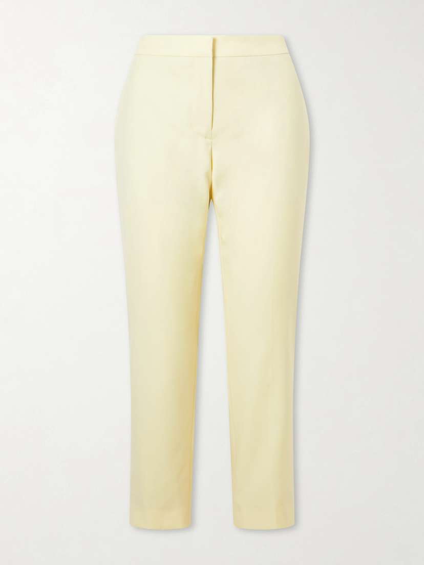McQueen Wool Straight-leg Pants