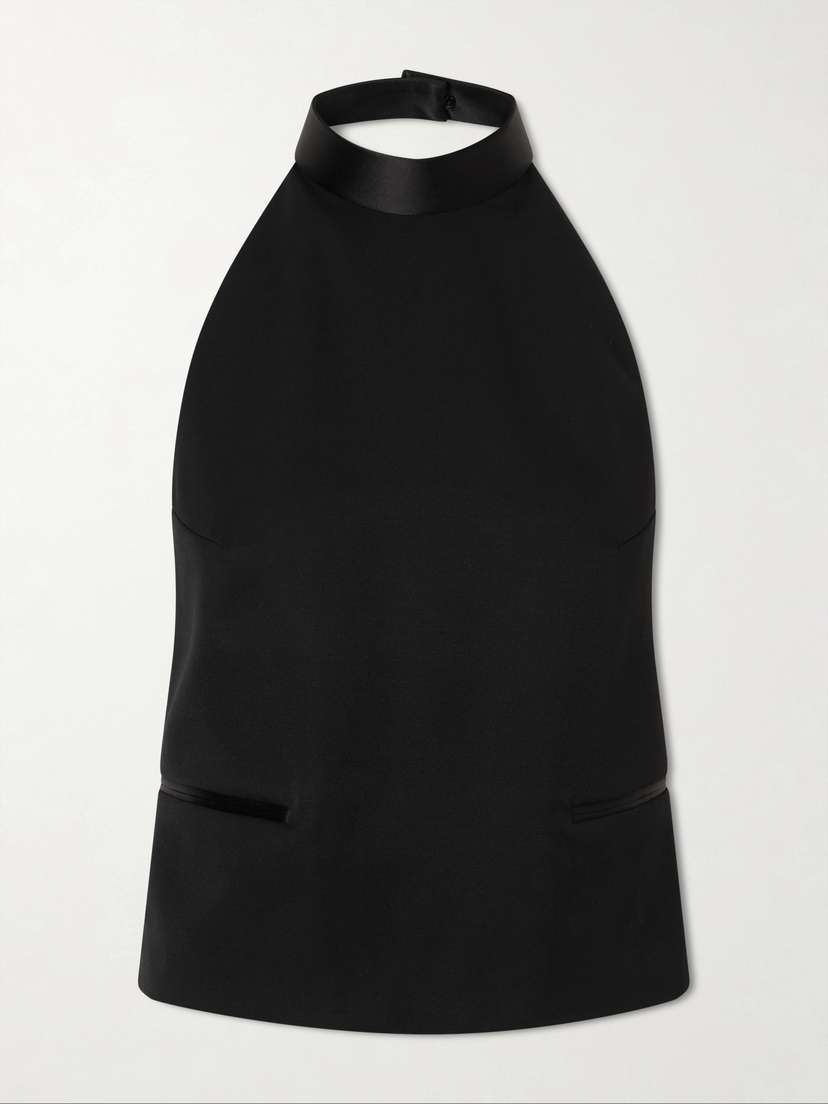 McQueen Halterneck Wool Top