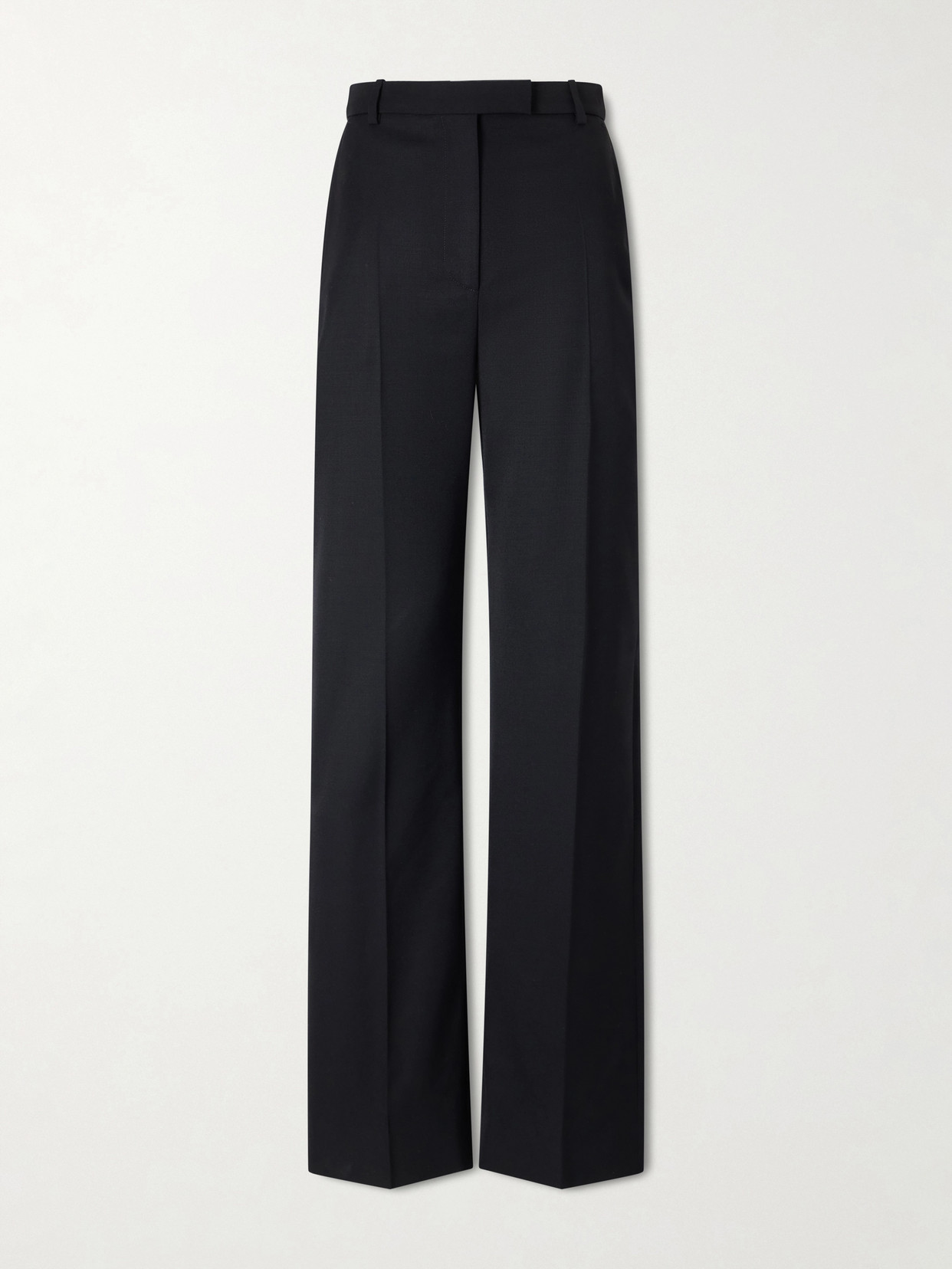 Wool Straight-Leg Pants