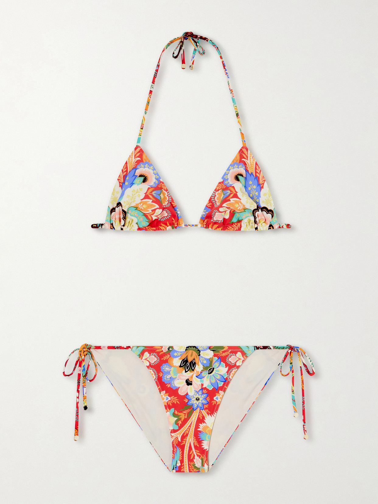 Etro Paisley-print Bikini In Multi