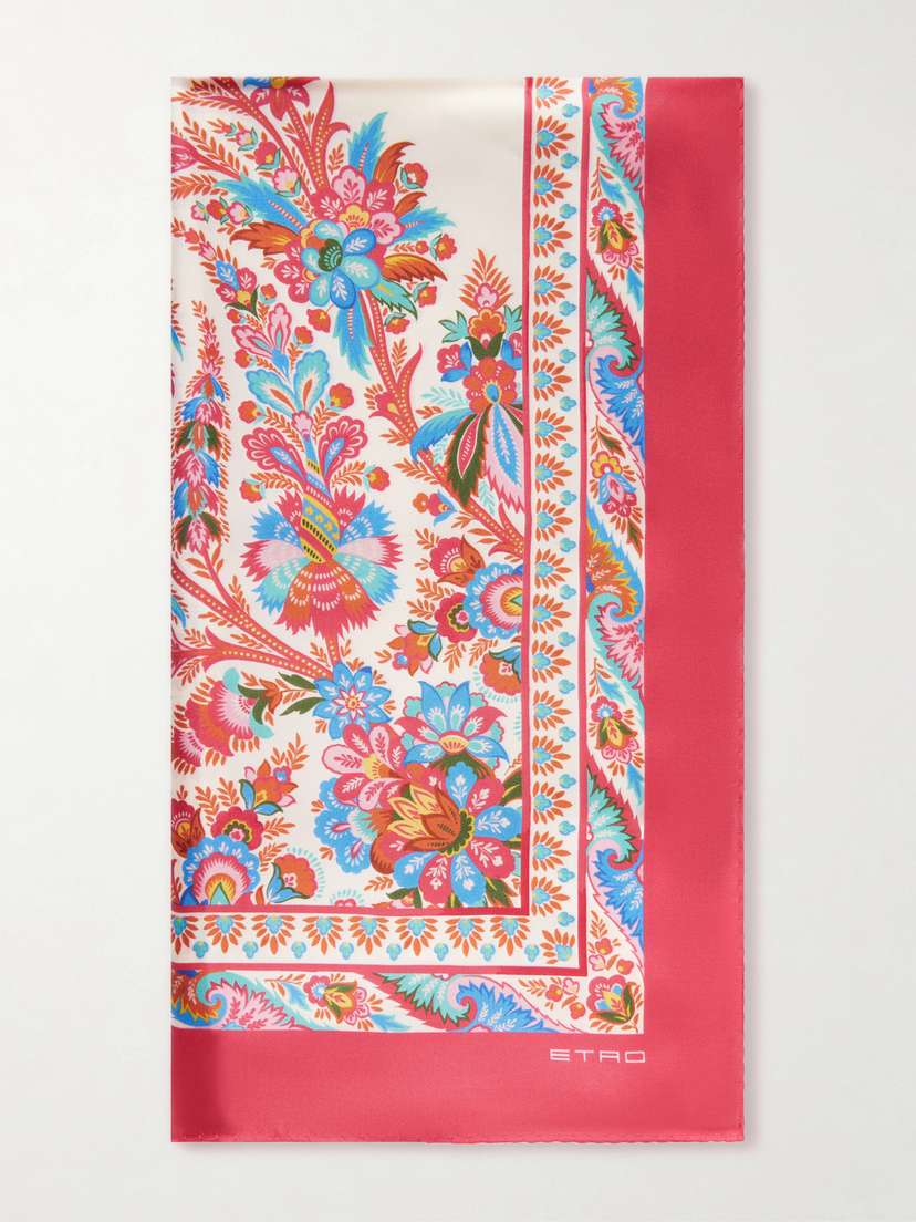 Etro Norma Paisley-print Silk-twill Scarf