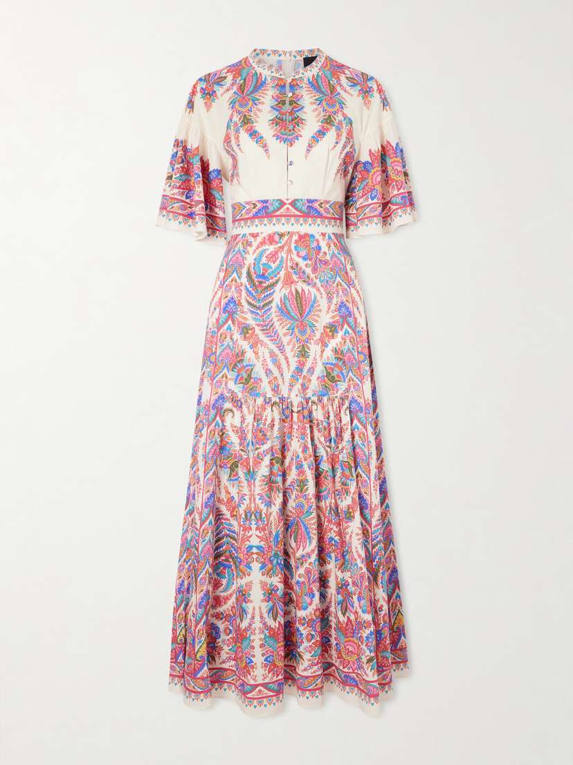 Etro Printed Cotton-poplin Maxi Dress