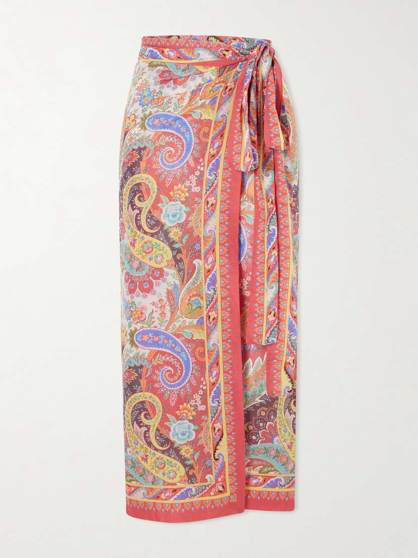 Etro Paisley-print Voile Cover-up