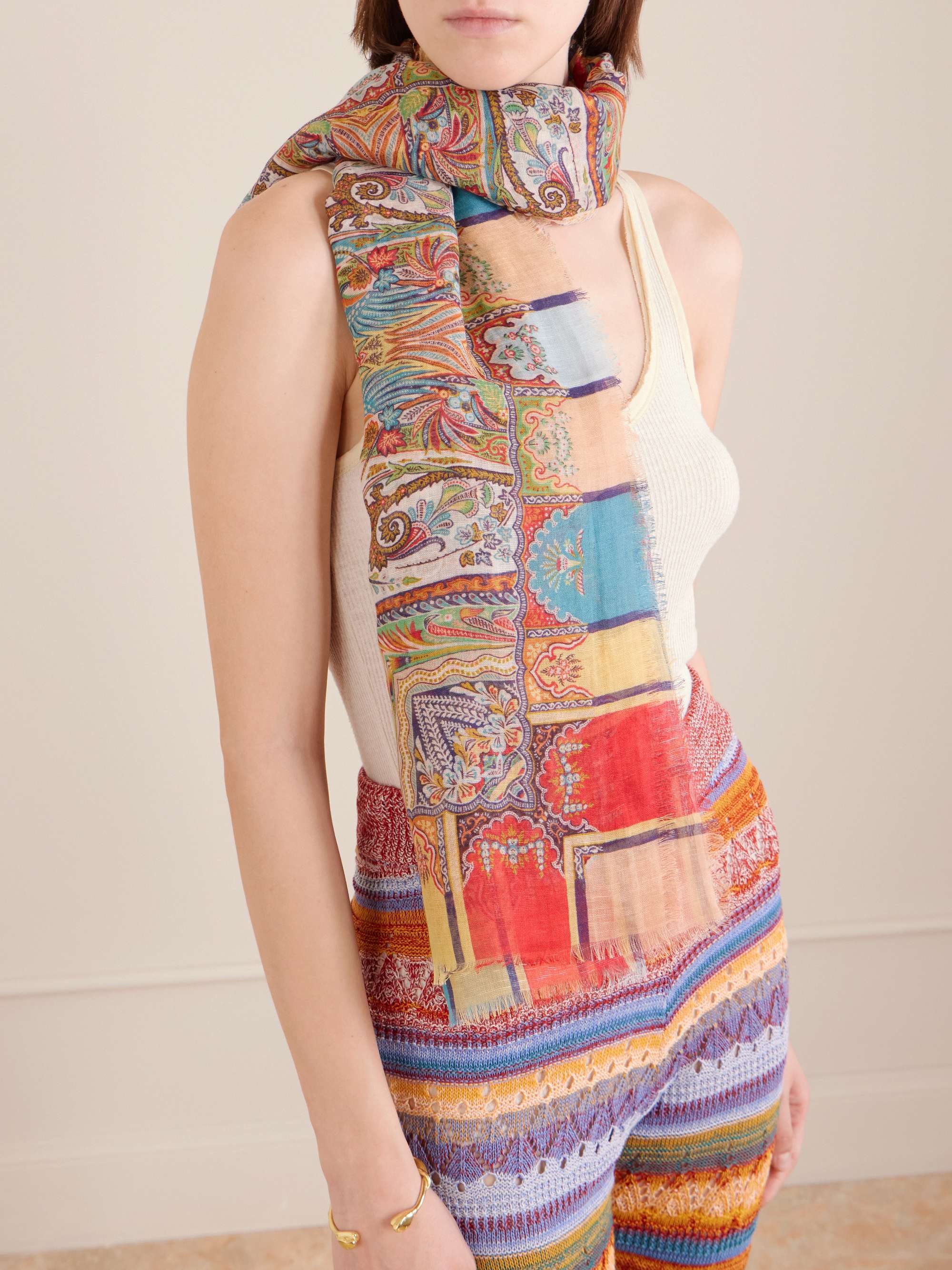 ETRO Aida printed scarf | NET-A-PORTER