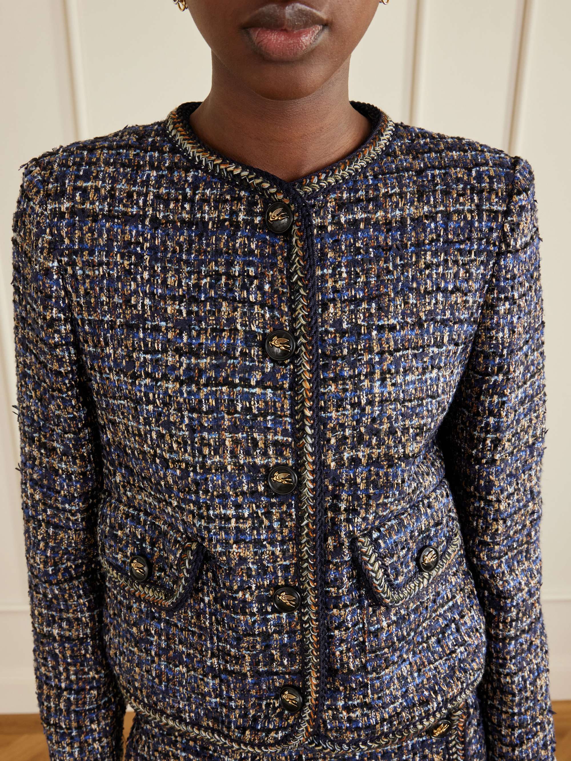 ETRO Tweed woven jacket | NET-A-PORTER