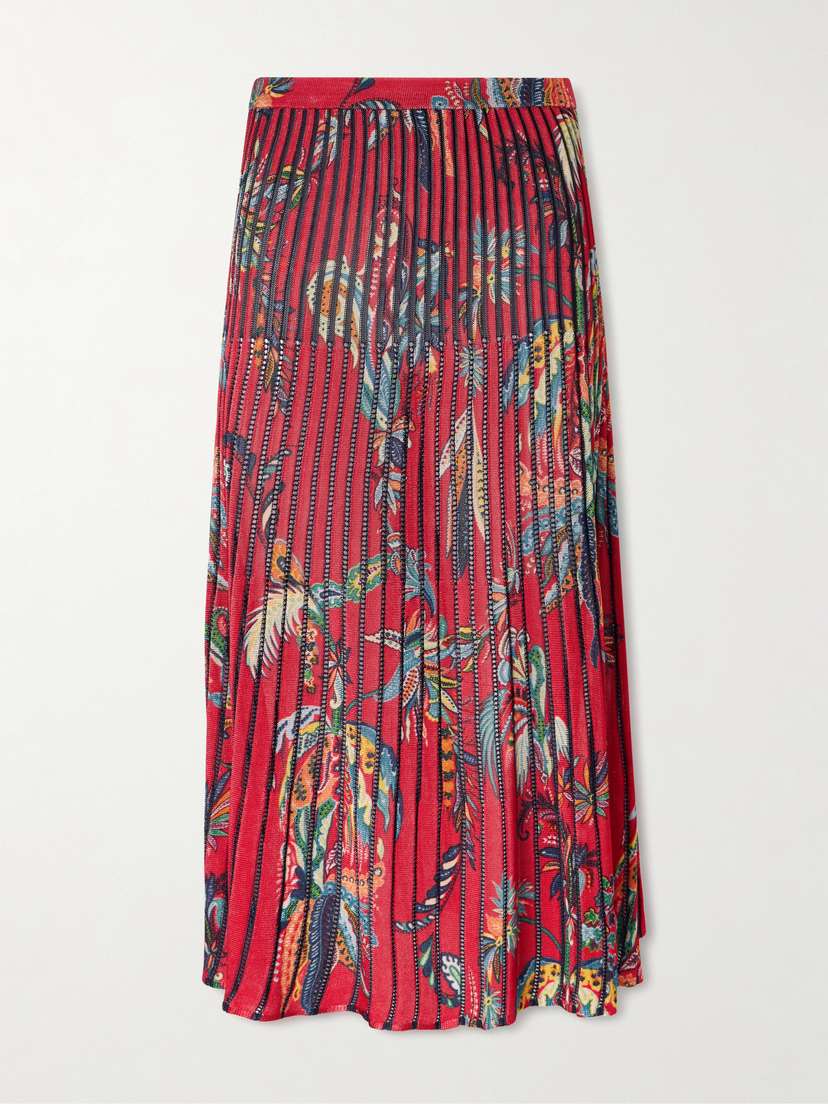 Etro Floral And Paisley-print Knitted Midi Skirt | Thumbnail 6 Etro Floral And Paisley-print Knitted Midi Skirt | Thumbnail 6